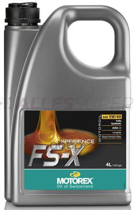 MOTOREX Масло моторное XPERIENCE FS-X SAE 5W/40 (4л) MOTOREX Масло моторное XPERIENCE FS-X SAE 5W/40 (4л)