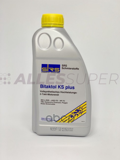 SRS Масло моторное BITAKTOL KS Plus для 2-тактных дв. (1 л.) SRS Масло моторное BITAKTOL KS Plus для 2-тактных дв. (1 л.)
