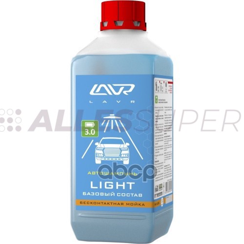 LAVR Ln2301 Автошампунь для б/к мойки "LIGHT" базовый состав 3.0 (1:20-1:50) 1л LAVR Ln2301 Автошампунь для б/к мойки "LIGHT" базовый состав 3.0 (1:20-1:50) 1л