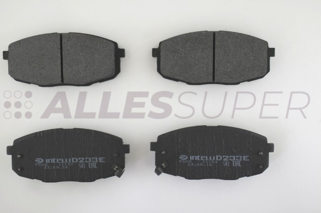 Колодка торм.передн. D233E "INTELLI" к-т KIA Cee'd 06-/ KIA Carens II 02-/ HYUNDAI i30 Колодка торм.передн. D233E "INTELLI" к-т KIA Cee'd 06-/ KIA Carens II 02-/ HYUNDAI i30