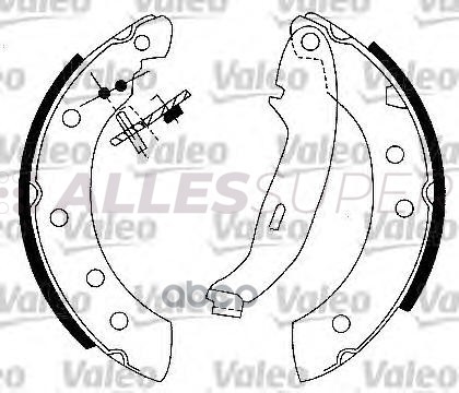 Valeo Колодки тормозные комплект (бар. сис-ма) 562581