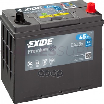 АКБ EXIDE  Premium  Азия 45A/ч (EA456)  (-/+)  12V 390A EN   234х127х220