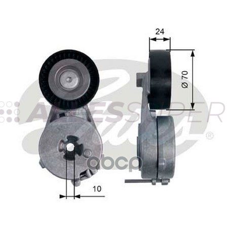 Gates Натяжной ролик пр. агрегатов DriveAlign T39122