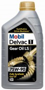 Mobil Delvac1 Gear Oil LS  75W-90 (1L).Масло трансмиссионное GL-4/5