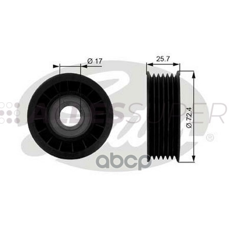 Gates Направляющий ролик пр. агрегатов DriveAlign T38008