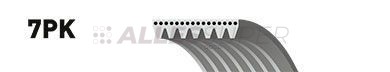 Gates Поликлиновый ремень пр. агрегатов Micro-V 7PK1700