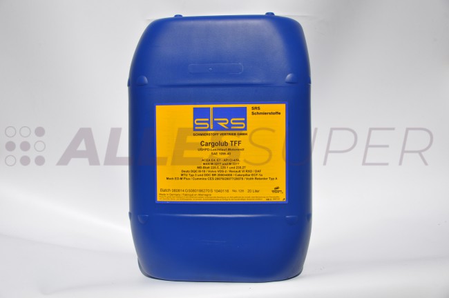 ььь SRS Масло моторное Cargolub TFF 10W-40  E4  (20 л.)