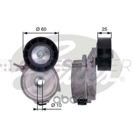 Gates Натяжной ролик пр. агрегатов DriveAlign T39126