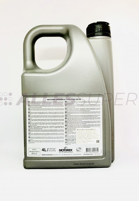 MOTOREX Масло моторное XPERIENCE C3 FS-X SAE 0W/30 (4л)