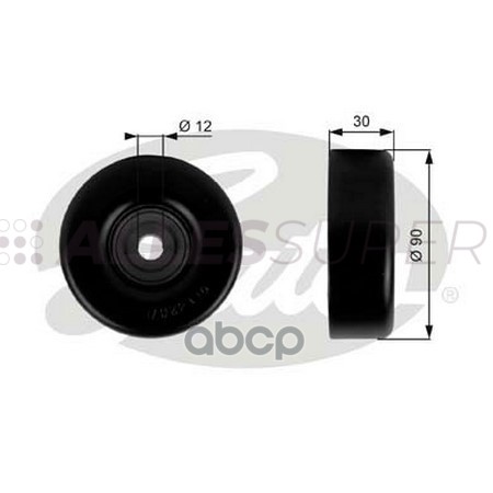 Gates Направляющий ролик пр. агрегатов DriveAlign T38020