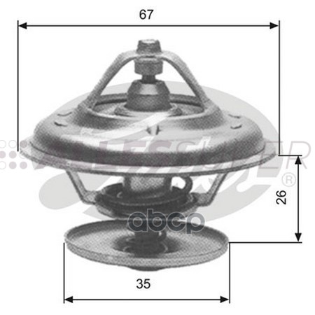 Gates Термостат TH11680G1
