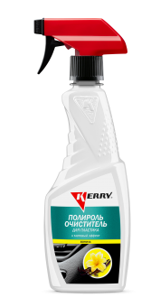 KERRY 505-8 Полироль-очиститель пластика с матовым эффектом  (ваниль) триггер 500мл