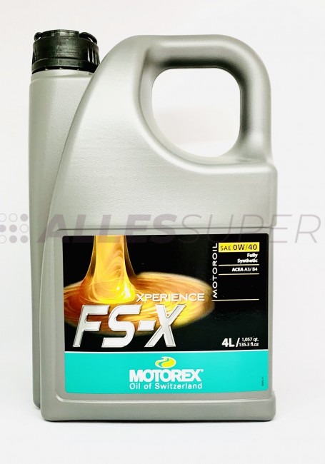 MOTOREX Масло моторное XPERIENCE FS-X SAE 0W/40 (4л)