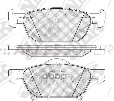 NIBK Колодки тормозные дисковые PN8863
