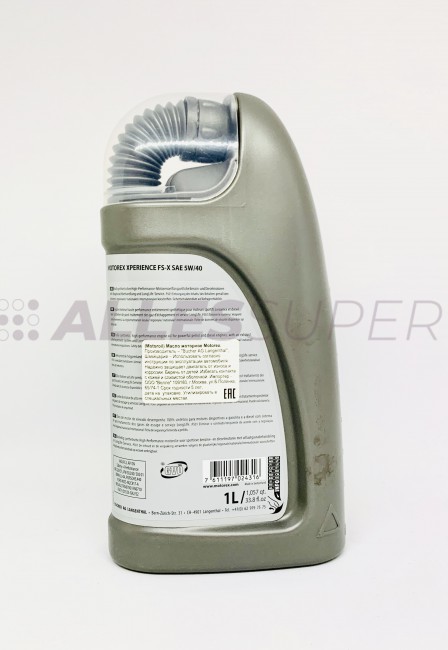 MOTOREX Масло моторное XPERIENCE FS-X SAE 5W/40 (1л)
