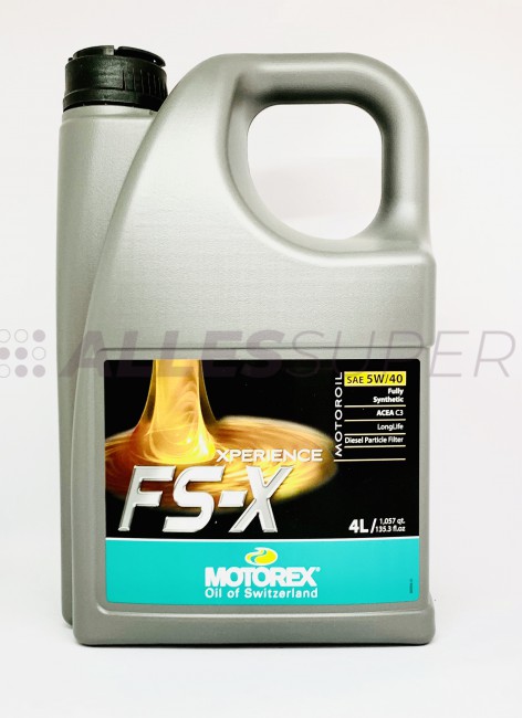 MOTOREX Масло моторное XPERIENCE FS-X SAE 5W/40 (4л)