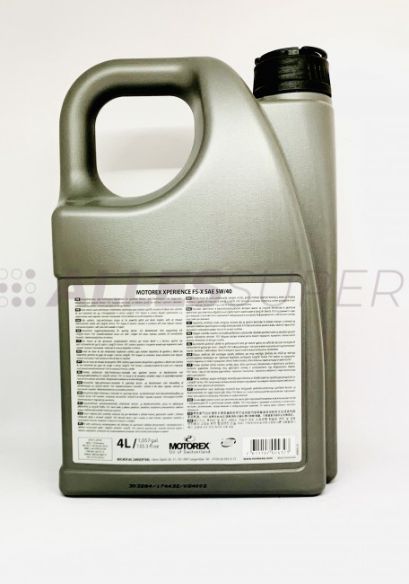 MOTOREX Масло моторное XPERIENCE FS-X SAE 5W/40 (4л)