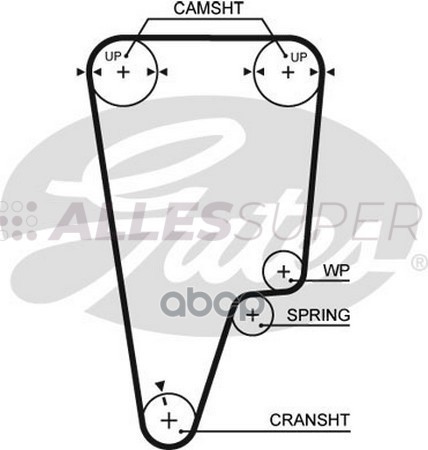 Gates Зубчатый ремень пр. ГРМ PowerGrip 5505XS