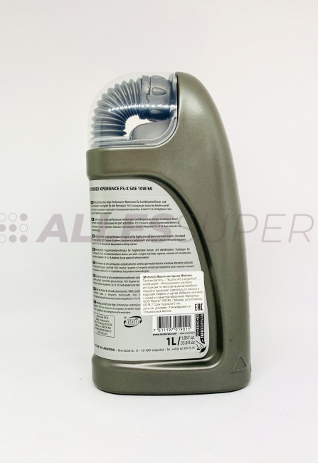 MOTOREX Масло моторное XPERIENCE FS-X SAE 10W/60 (1л)