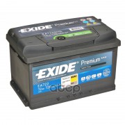 АКБ EXIDE  Premium 72A/ч (EA722)  (-/+)  12V 720A EN низкий  278x175x175