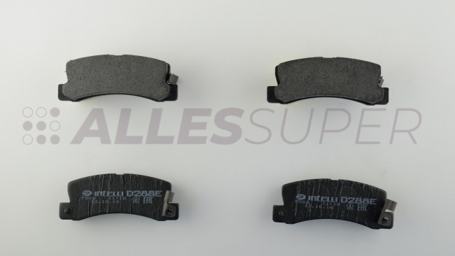 Колодка торм.задн D288E "INTELLI" к-т Toyota Camry/Carina/Celica/Corolla