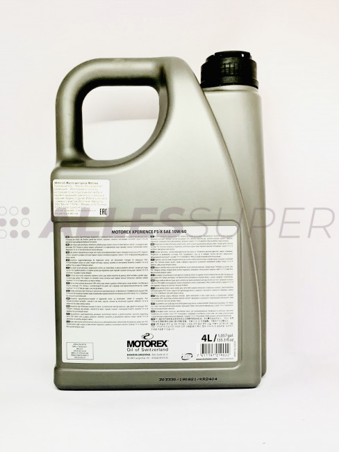 MOTOREX Масло моторное XPERIENCE FS-X SAE 10W/60 (4л)