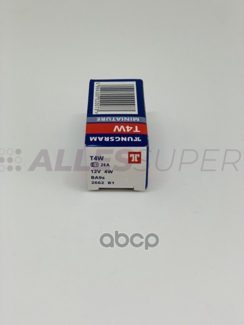 Tungsram 12V Лампа  T4W  1шт. 2662  /уп.1 шт./ B1