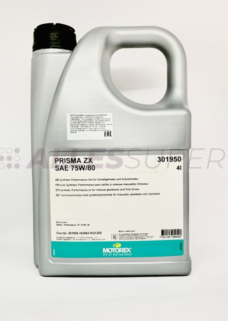 MOTOREX Масло трансмиссионное Gear Oil PRISMA ZX SAE 75W/80 GL-4+5 (4л)