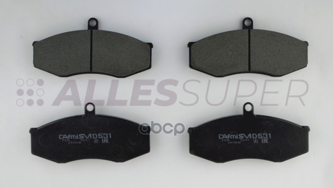 Колодка торм передняя Dafmi "Semi Metallic" D531SM 5301-3501090, к-т Колодка торм передняя Dafmi "Semi Metallic" D531SM 5301-3501090, к-т