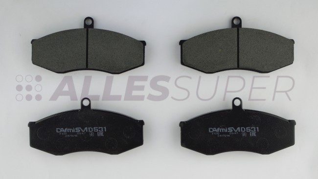 Колодка торм передняя Dafmi "Semi Metallic" D531SM 5301-3501090, к-т Колодка торм передняя Dafmi "Semi Metallic" D531SM 5301-3501090, к-т