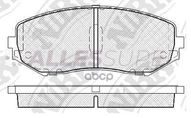 NiBK Колодки тормозные дисковые PN9802