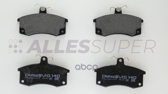 Колодка торм передняя Dafmi "Semi Metallic" D140SM 2110-3501080, к-т Колодка торм передняя Dafmi "Semi Metallic" D140SM 2110-3501080, к-т
