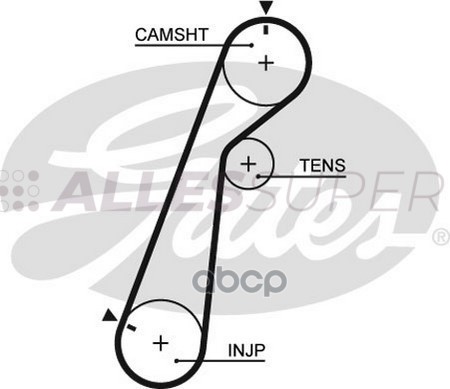 Gates Зубчатый ремень пр. ГРМ PowerGrip 5478XS