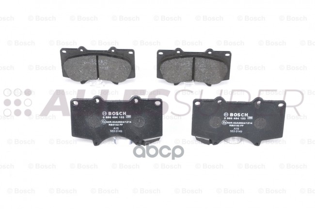 Колодки тормоз. передние BOSCH (BP1064) 0 986 494 153 Toyota Колодки тормоз. передние BOSCH (BP1064) 0 986 494 153 Toyota