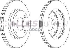 Ferodo DDF1541 Диск тормозной задний (комплект - 2 шт.) 