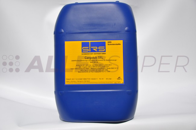 SRS Масло моторное Cargolub TFL 5W-30 E4 (20 л.) SRS Масло моторное Cargolub TFL 5W-30 E4 (20 л.)