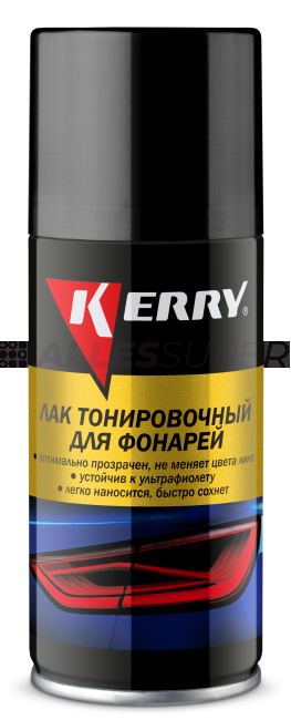KERRY 963.1 Лак для тонировки фар (чёрный)