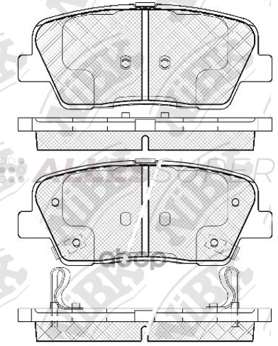 Nibk Колодки тормозные дисковые PN0415