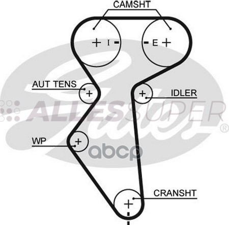 Gates Зубчатый ремень пр. ГРМ PowerGrip 5419XS