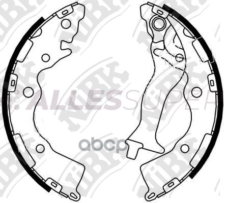 NiBK Колодки тормозные бар. FN0617