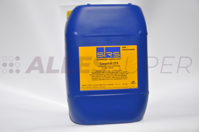 SRS Масло моторное Cargolub TFX 10W-40 E7 (20 л.)