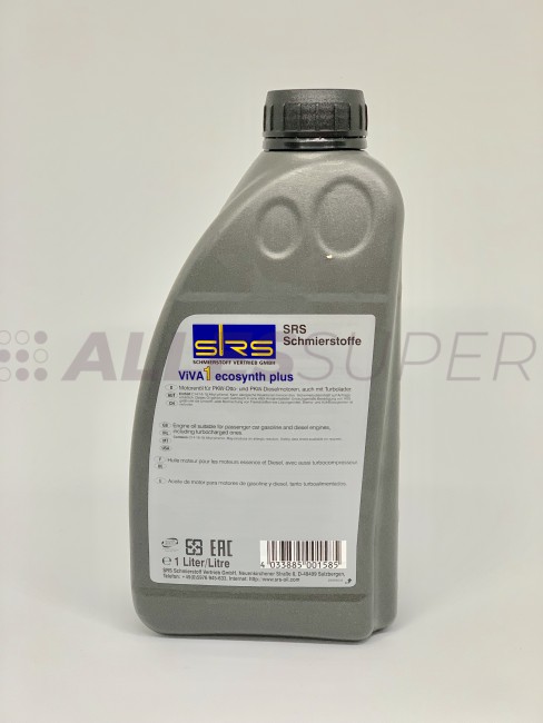 SRS Масло моторное VIVA 1 ecosynth Plus 0W-40 (1 л) SN/CF BMW Longlife-01, MB 229.5 