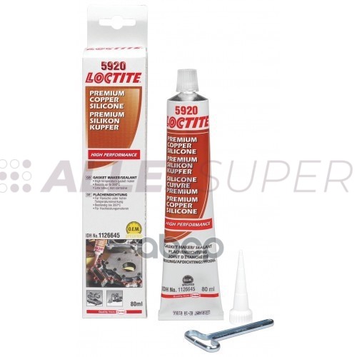 Локтайт SI 5920 Силиконовый медный клей/герметик  80мл. 2061258