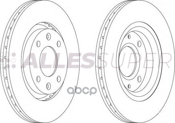 Ferodo DDF1140 Диск тормозной передний (комплект - 2 шт.) 