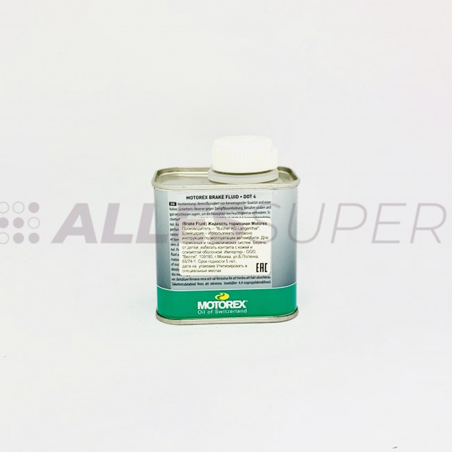 MOTOREX Жидкость тормозная BRAKE FLUID DOT 4 (250ml)