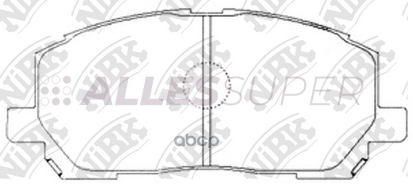 Nibk Колодки тормозные дисковые PN1457
