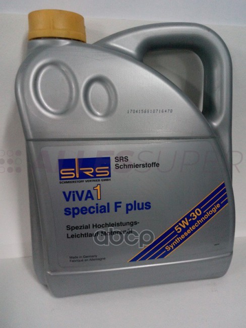 SRS Масло моторное VIVA 1 Special F Plus 5W-30 (4 л.)