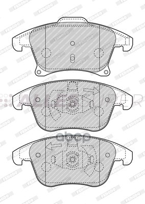 Ferodo FDB4445 Колодки тормозные передние