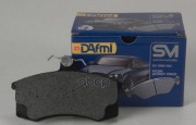 Колодка торм передняя Dafmi "Semi Metallic" D140SMI  2110-3501080, к-т с дат изн