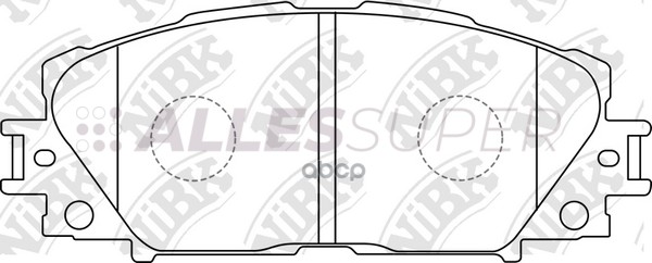 Nibk Колодки тормозные дисковые PN1508